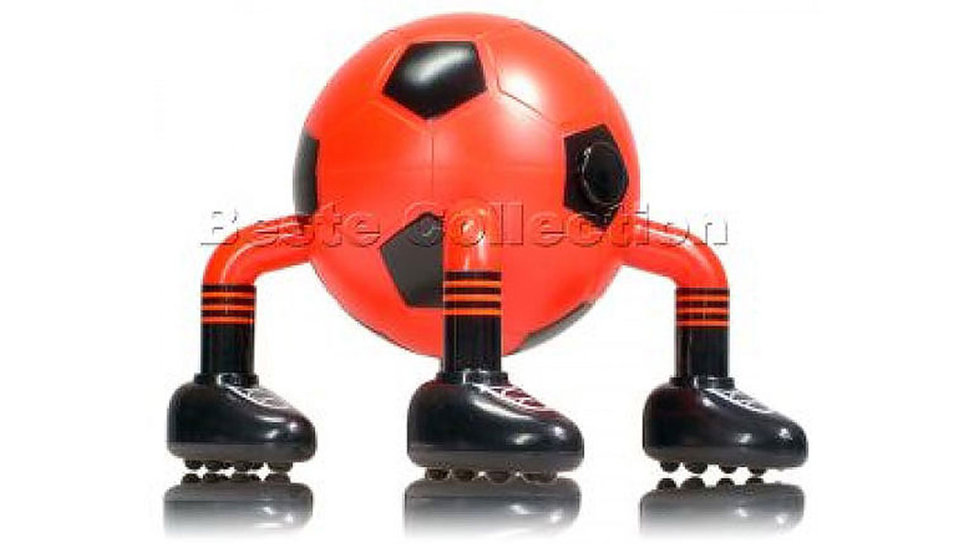Massage Fussball Schwarz / Rot