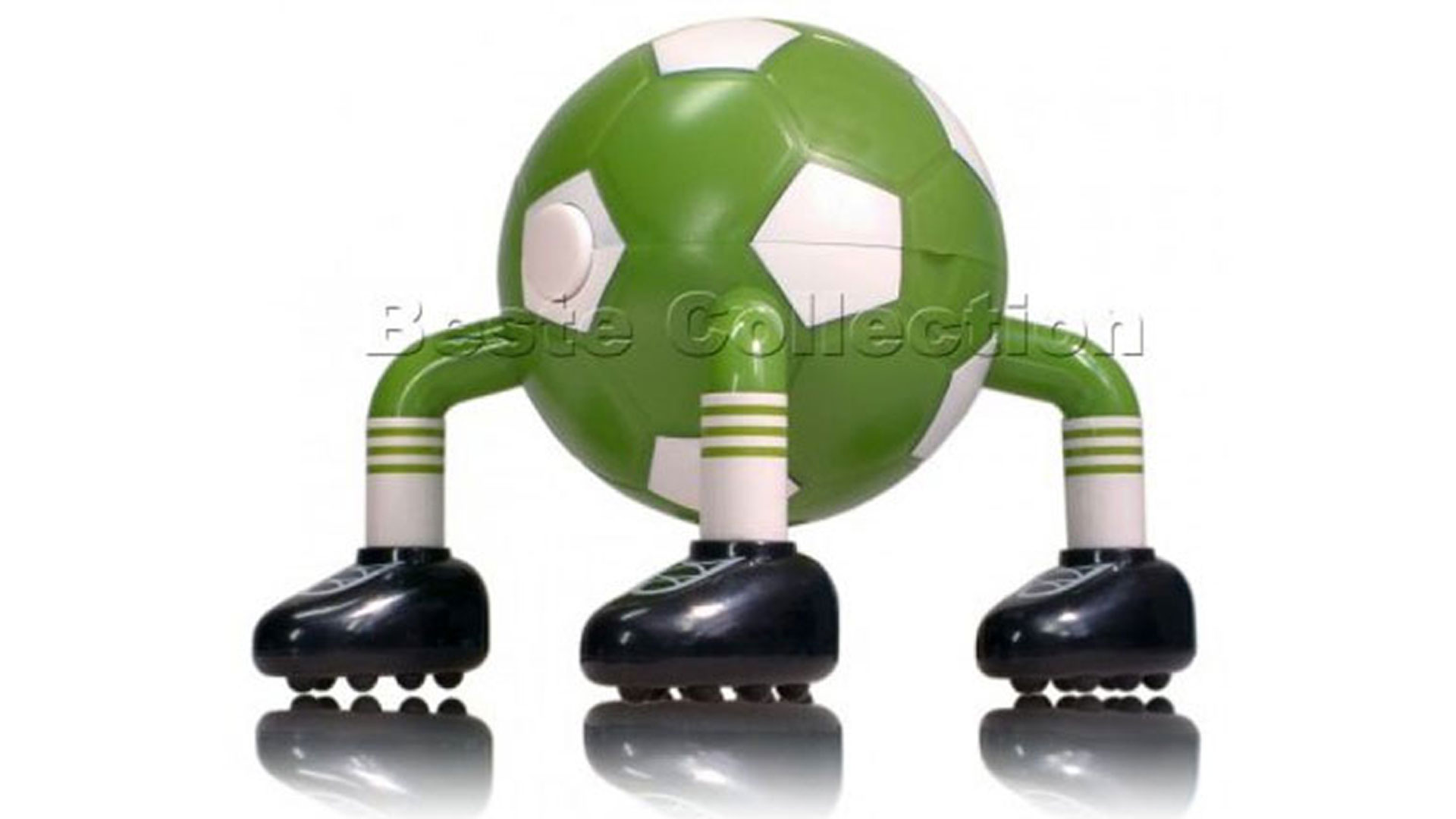 Massage Fussball Grün / Weiss