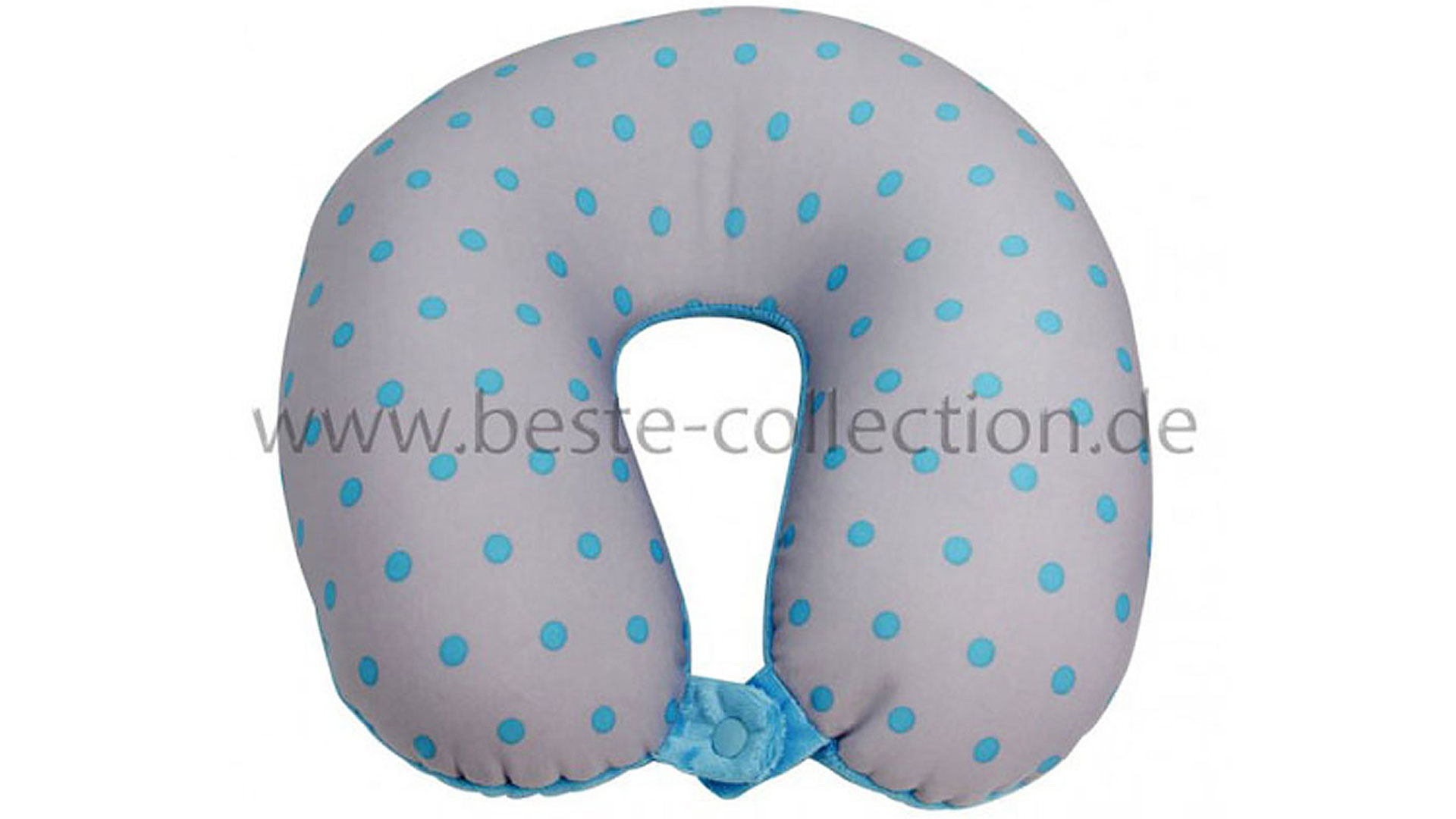 NECK White mit Türkisen Punkten - Nackenrolle